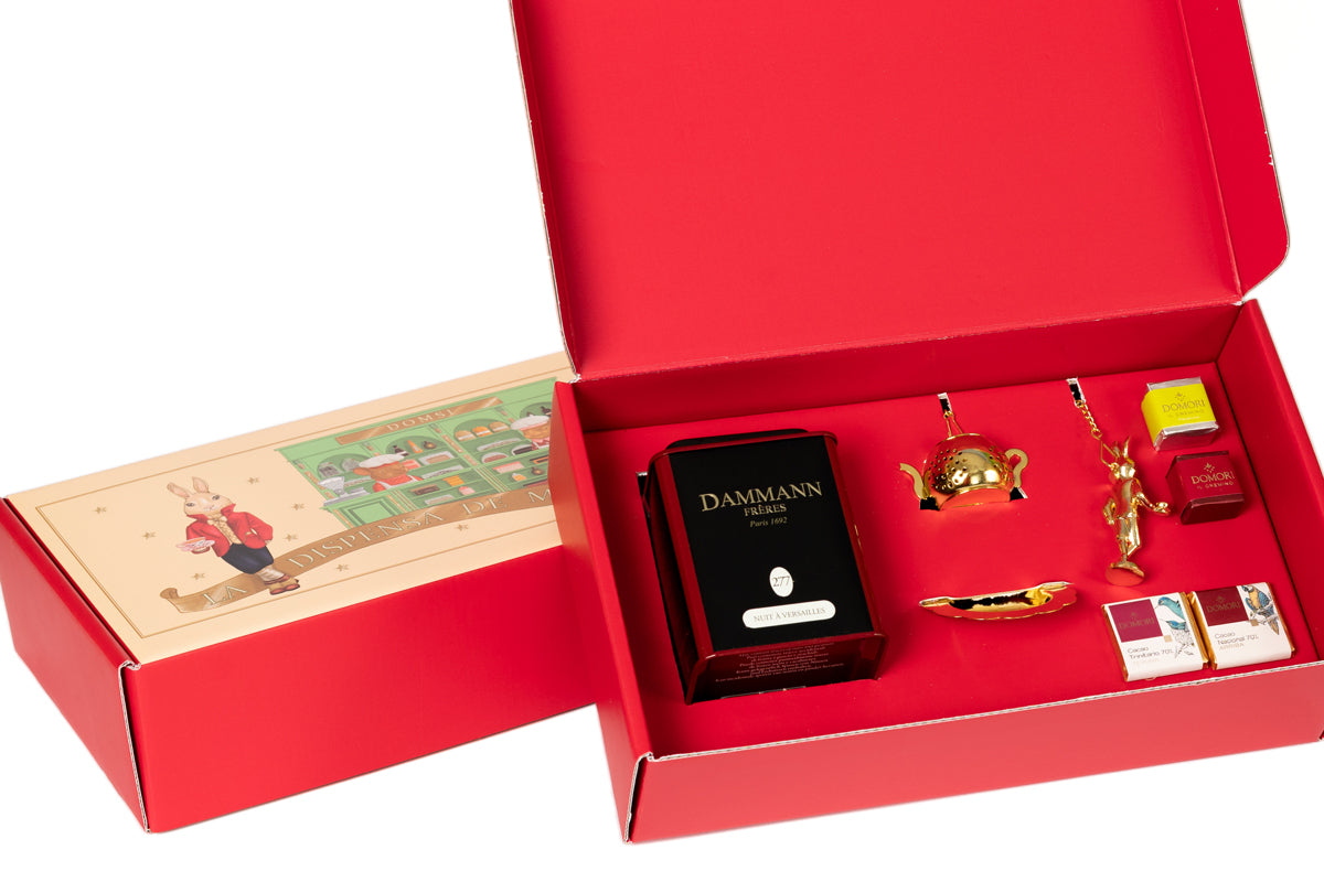 Box Regalo Dammann Freres Nuit A Versaille set tè verde con accessori per degustazione - DeMatteis.it
