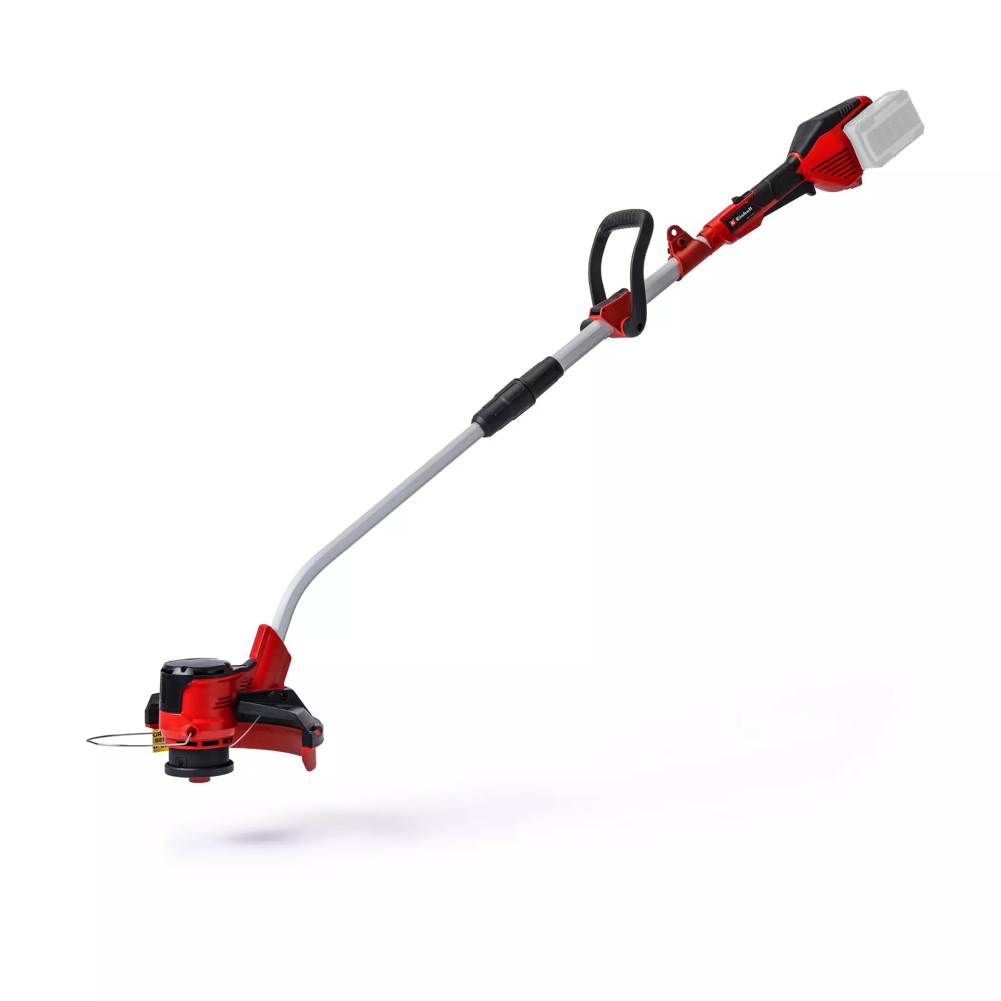 Tagliabordi GE-CT 36/30 Li E Einhell con design ergonomico, impugnatura in alluminio e sistema Power X-Change a doppia batteria 18V per una precisa rifinitura dei bordi del prato e delle aiuole. | Dematteis.it