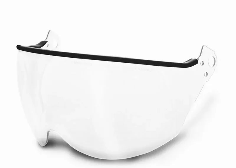 Visiera Kask V2 Plus trasparente con trattamento antiappannamento, antigraffio e profilo antisgocciolamento, compatibile con caschi Plasma e serie HP, certificata secondo standard internazionali. | Dematteis.it