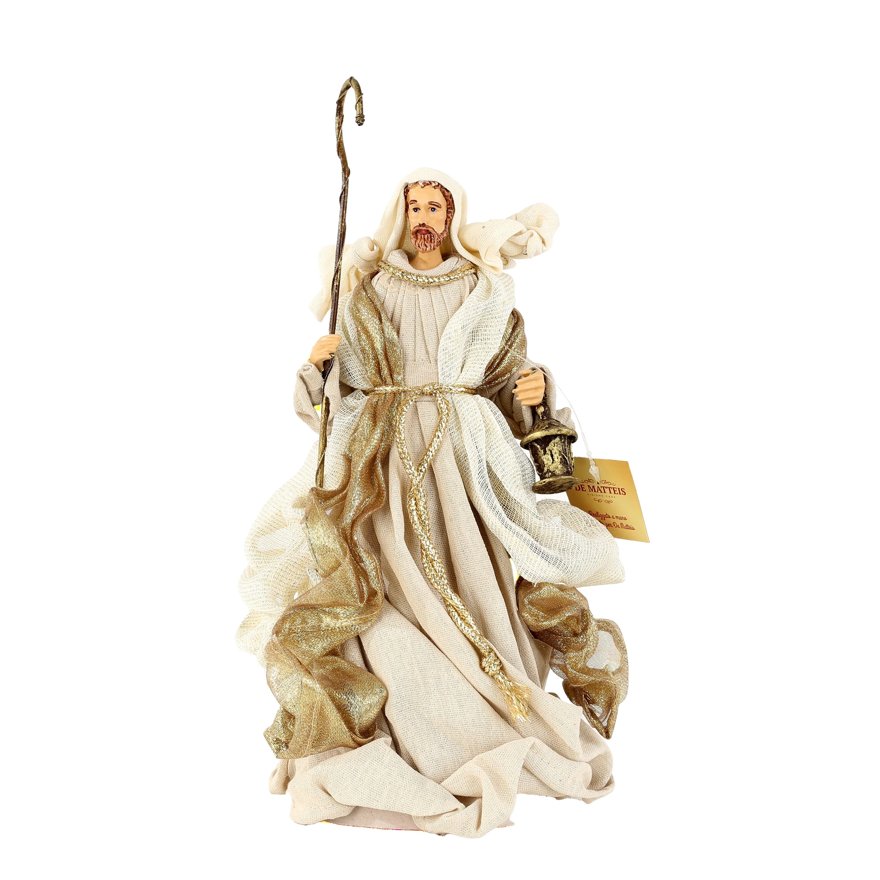 Personaggi Presepe 25 Cm Blu Oro