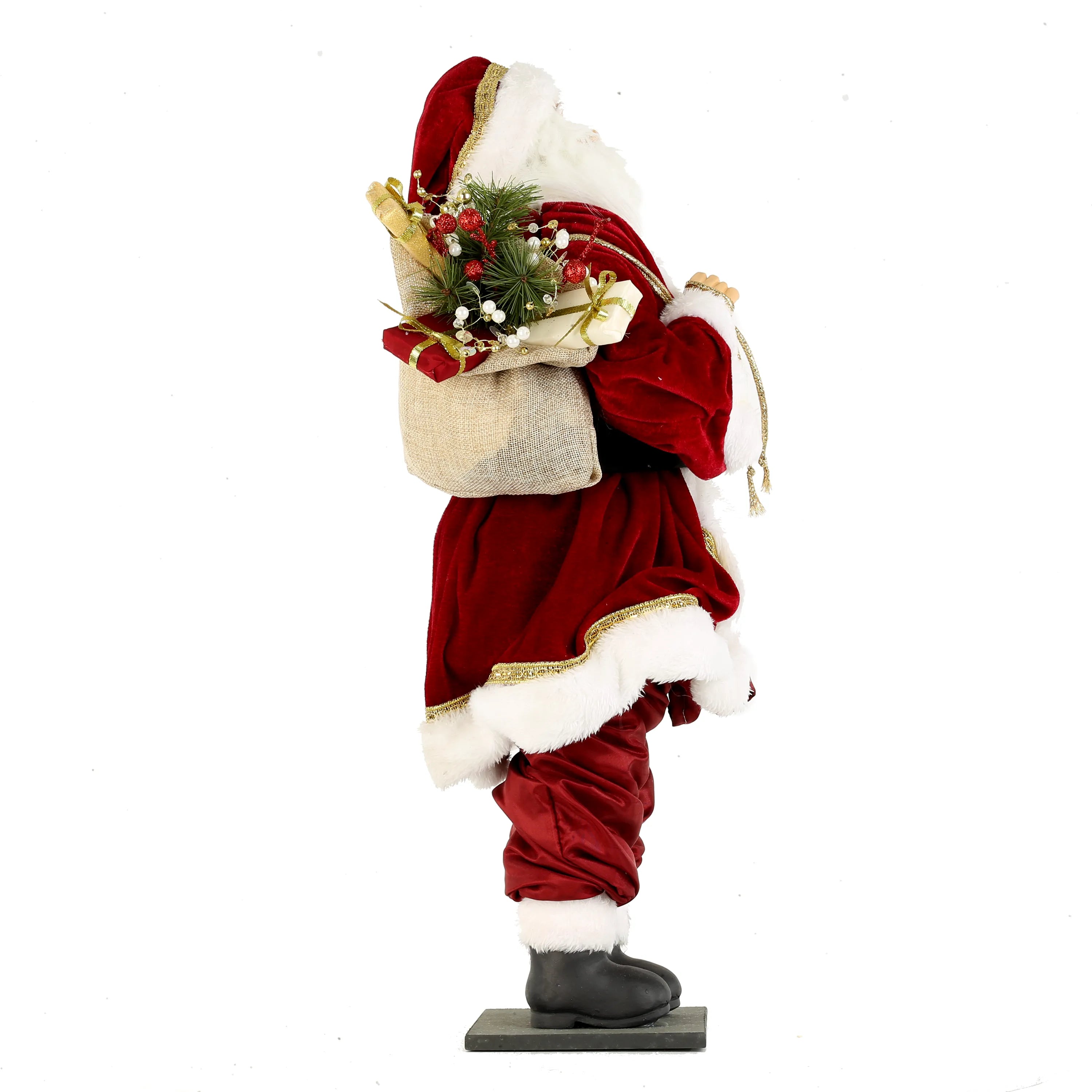Babbo Natale Bordeaux 64 Cm