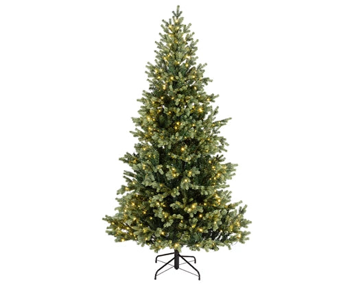 Albero Di Natale Galloway 180 cm con LED per decorazioni natalizie domestiche - DeMatteis.it