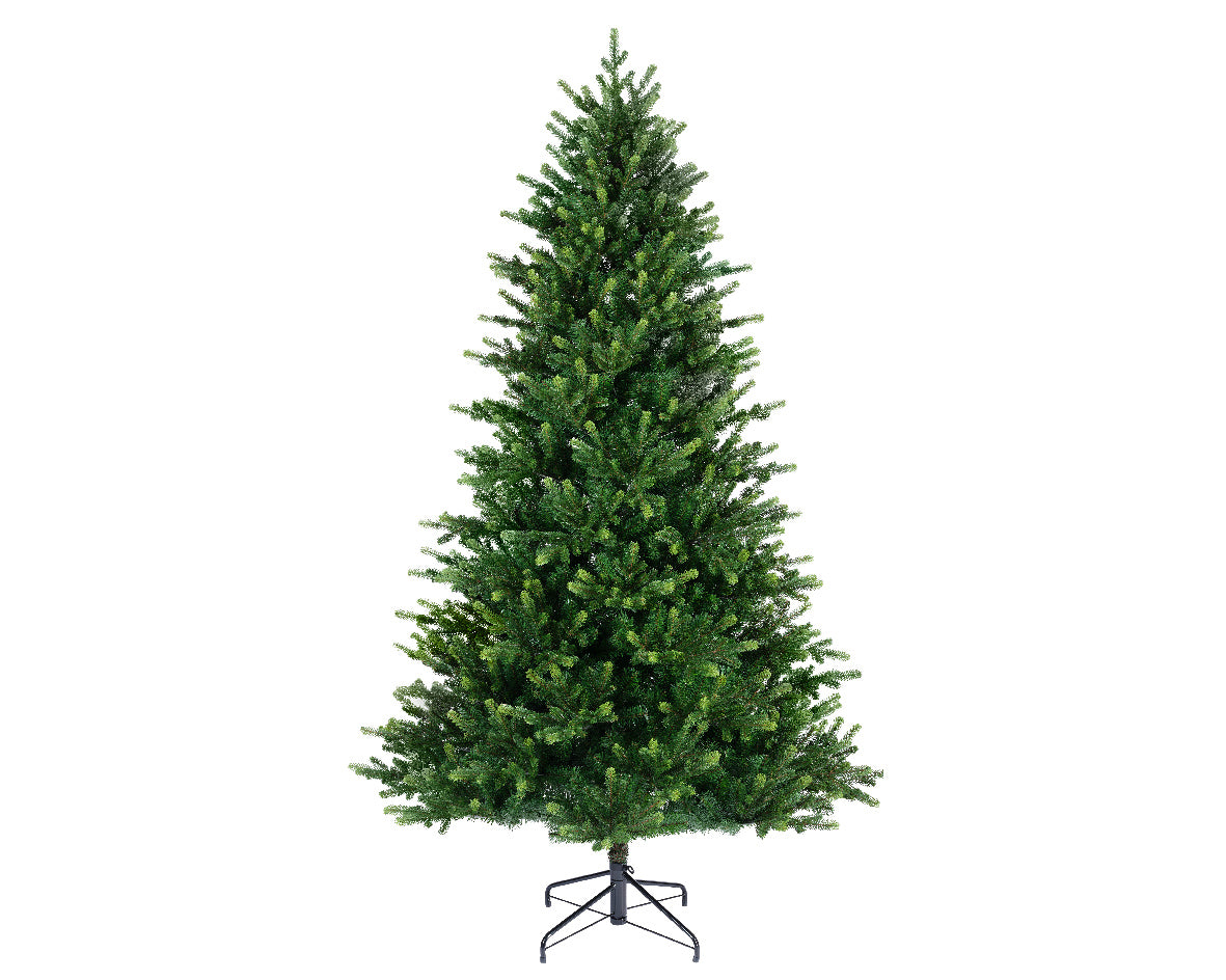 Albero Di Natale Sunpeaks Fir artificiale 240 cm collezione Everlands per decorazioni natalizie - DeMatteis.it