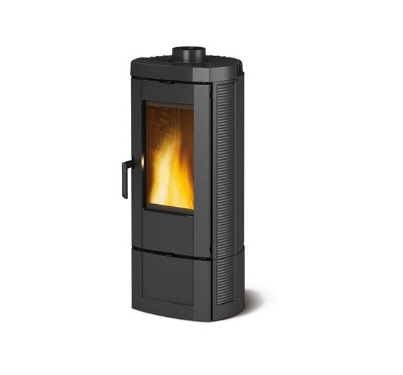 Nordica Stufa Legna Candy 4.0 Nero Antracite per riscaldamento domestico a combustione solida - DeMatteis.it