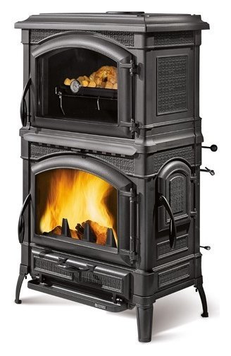 Nordica Stufa Legna Isotta Forno Evo stufa a legna con forno integrato per riscaldamento ecologico - DeMatteis.it