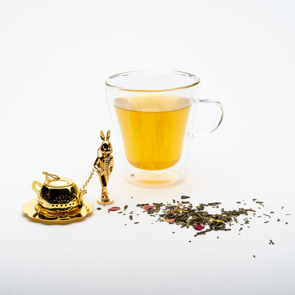 Box Regalo Dammann Freres Nuit A Versaille set da tè verde con infusore e tazza in vetro per degustazione - DeMatteis.it