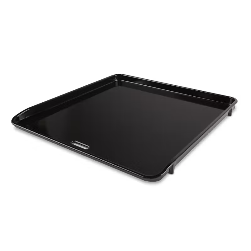 Weber piastra ghisa grande Crafted con superficie ampia e bordi rialzati, perfetta per cucinare frittelle e uova sul barbecue, in ghisa smaltata per un'ottima ritenzione del calore e cottura uniforme. | Dematteis.it