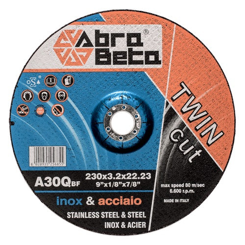 Disco Da Taglio Per Acciaio D 230 X 3,2 Mm