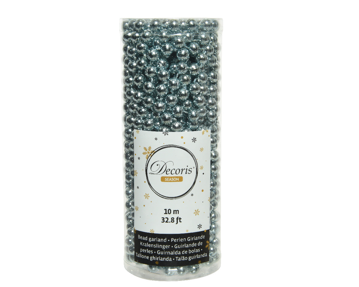 Filo Perle Decoris diametro 8 mm lunghezza 10 m per decorazioni e ghirlande natalizie - DeMatteis.it