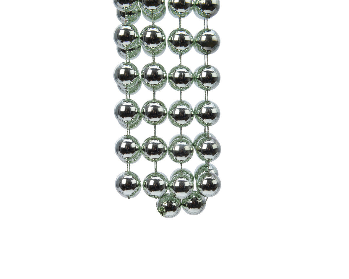Ghirlanda Perle XXL decorativa sage green da 2,70 m per addobbi natalizi - DeMatteis.it