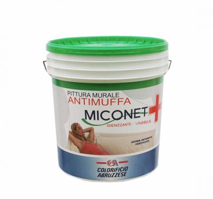 Miconet Idropittura Superlavabile Igienizzante 10 Lt