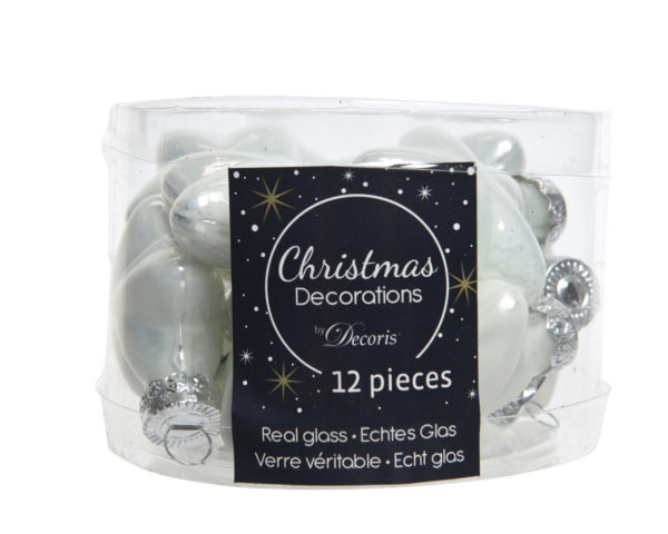 Stelle Per Albero Di Natale decorazioni natalizie in vetro set da 12 pezzi per addobbi natalizi - DeMatteis.it