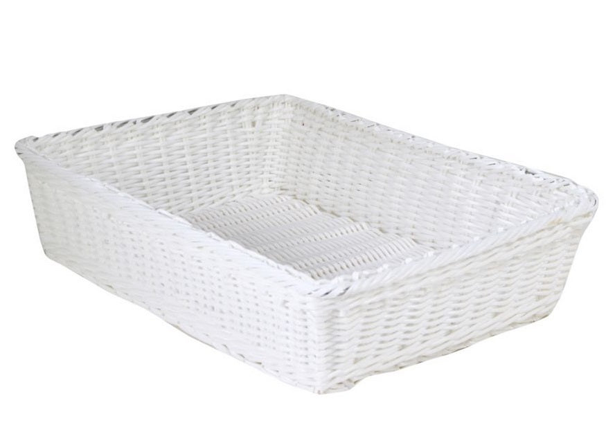 Cesta Espositore Bianco 40X30Xh10 Cm
