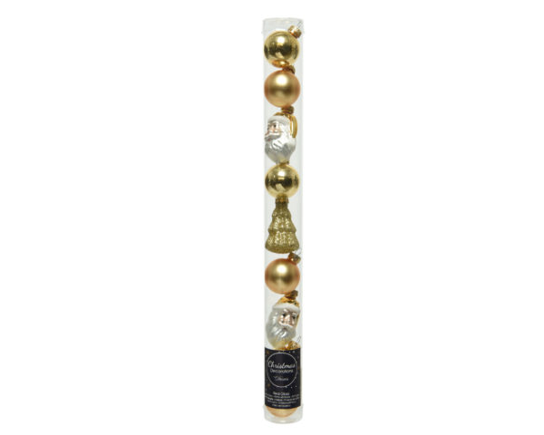 Figure Natalizie Per Albero Di Natale Oro