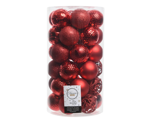 Palline Di Natale Rosso D 6 cm decorazioni natalizie per albero e addobbi natalizi - DeMatteis.it