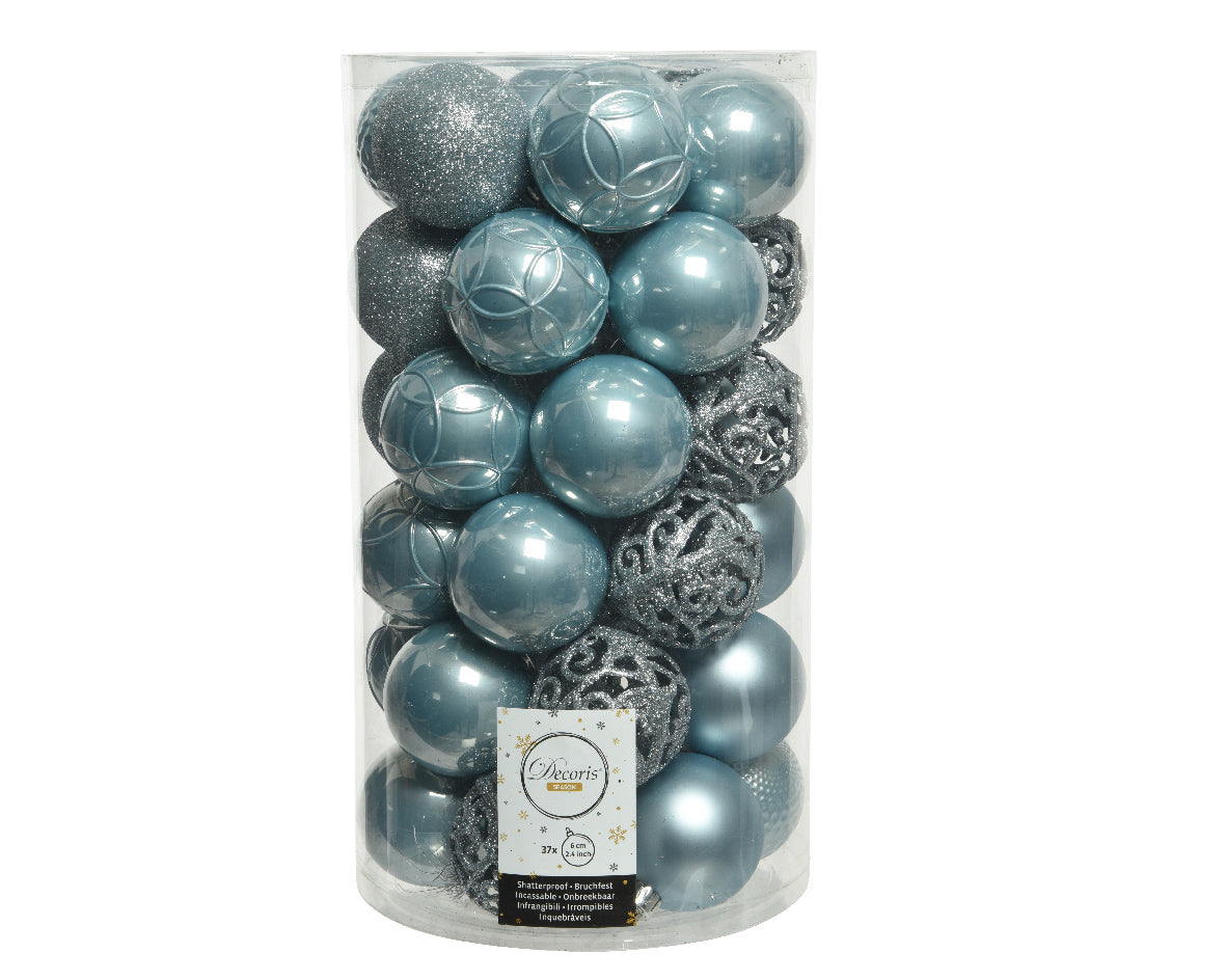 Box 37 palline di Natale decorative diametro 6 cm per addobbi natalizi - DeMatteis.it