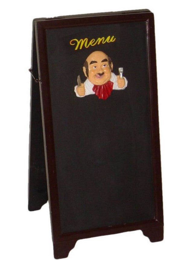 Lavagna Menu Legno Doppia 40X80 Cm