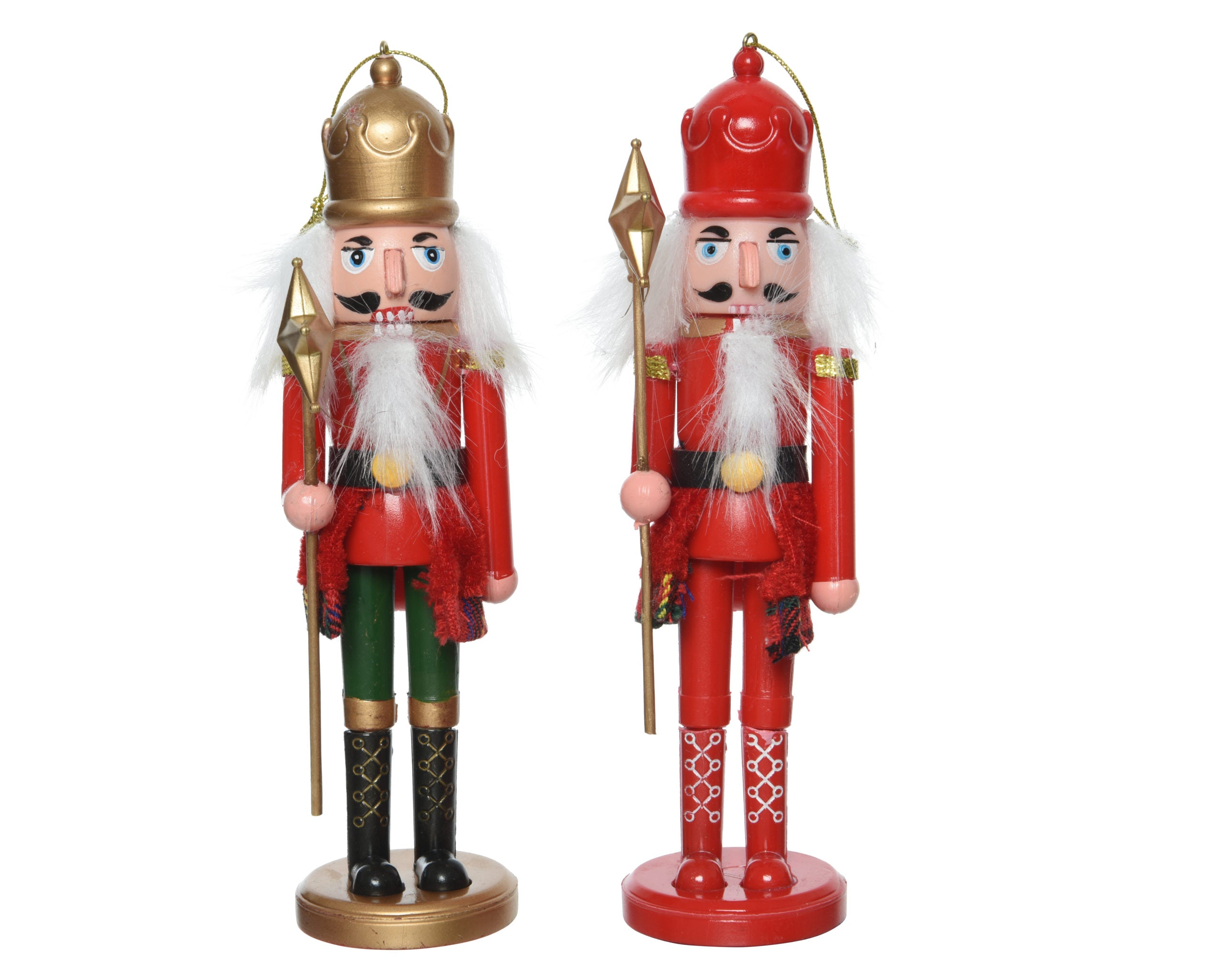 Pendente Schiaccianoci in legno decorativo natalizio 5 x 17 cm ornamento da appendere - DeMatteis.it