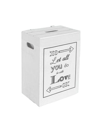 Portabiancheria Esther Bianco S