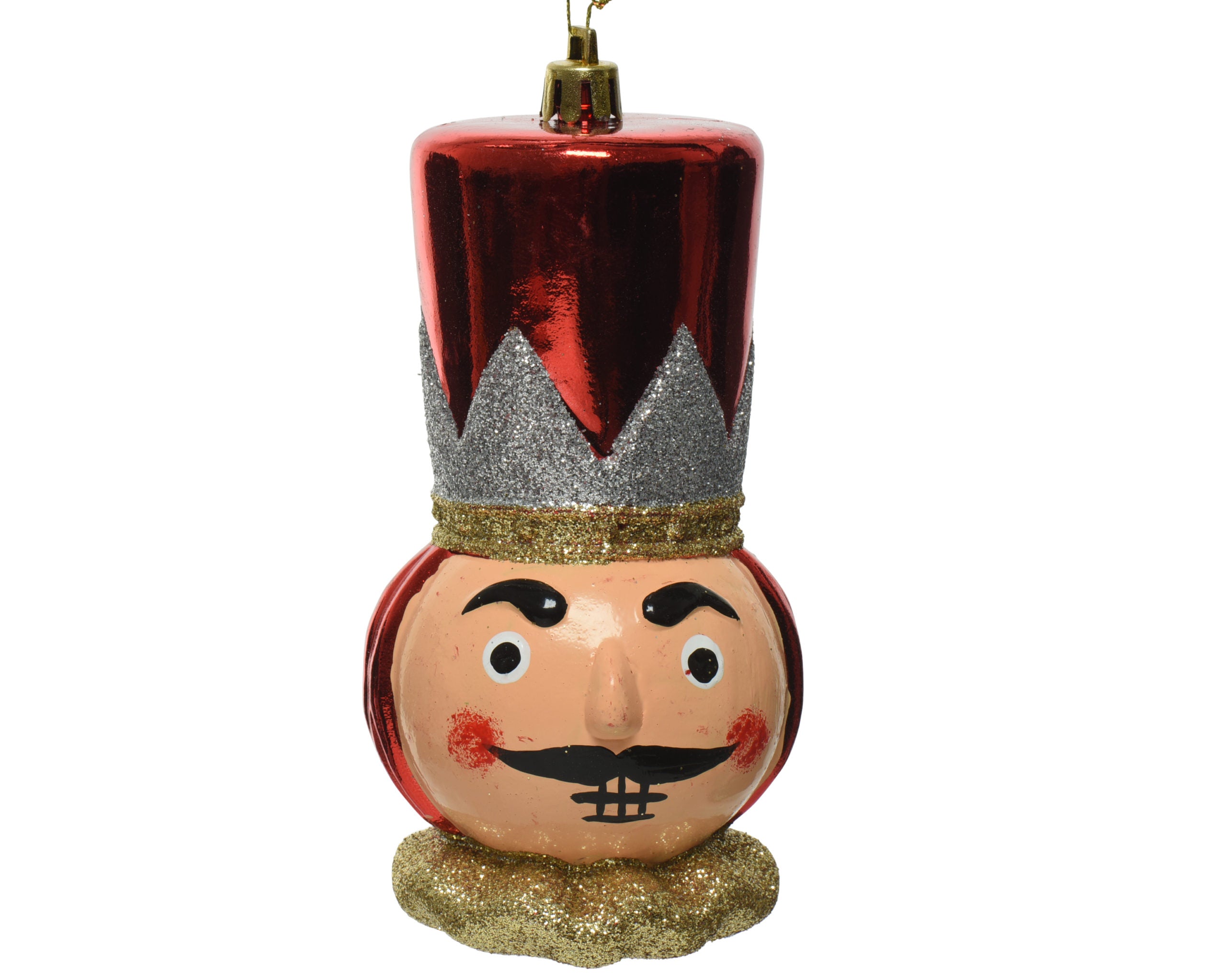 Pendente Testa Schiaccianoci decorazione natalizia 5x13 cm per albero di Natale - DeMatteis.it