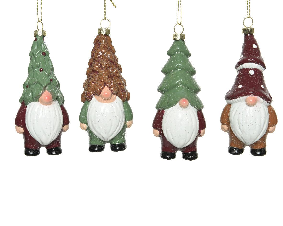 Gnomo da appendere decorativo natalizio dimensioni 7x5x13 cm ornamento per albero di Natale - DeMatteis.it
