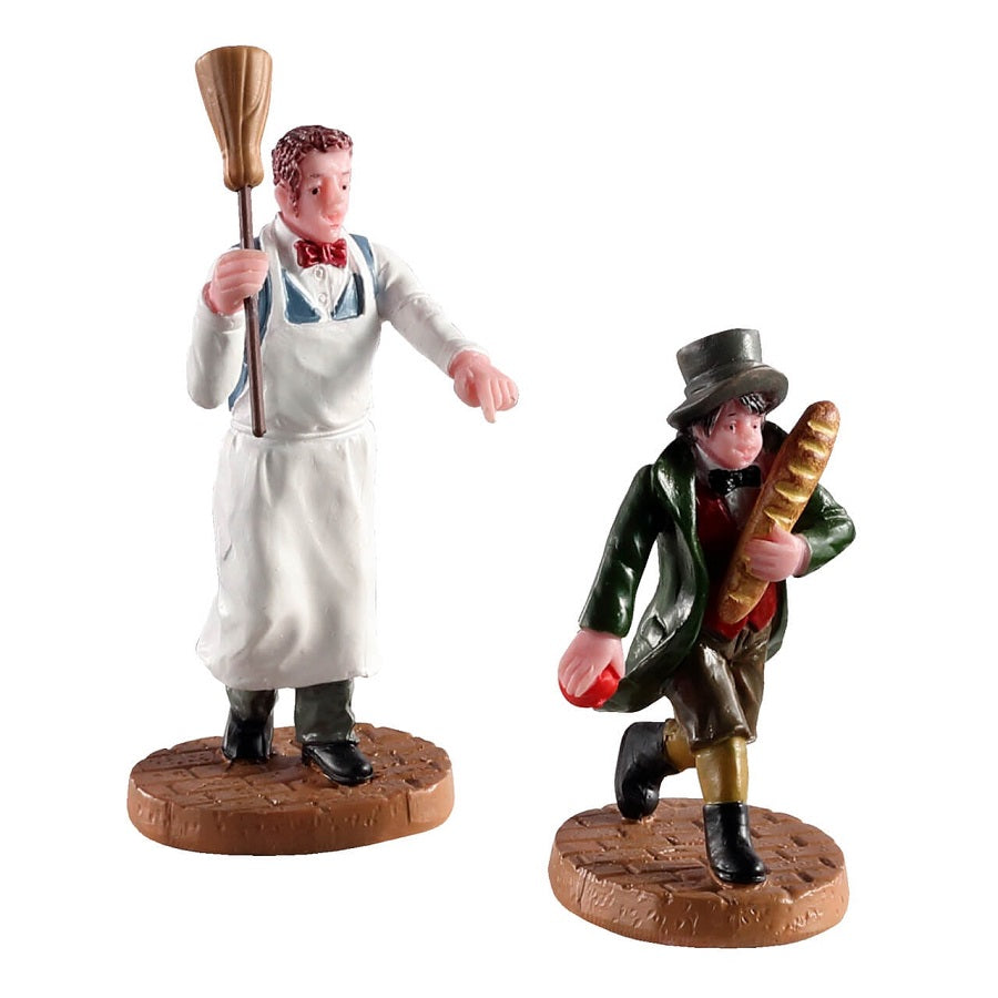 Artful Dodger Set Of2 Lemax figurine decorative per villaggio natalizio con personaggi epoca vittoriana - DeMatteis.it