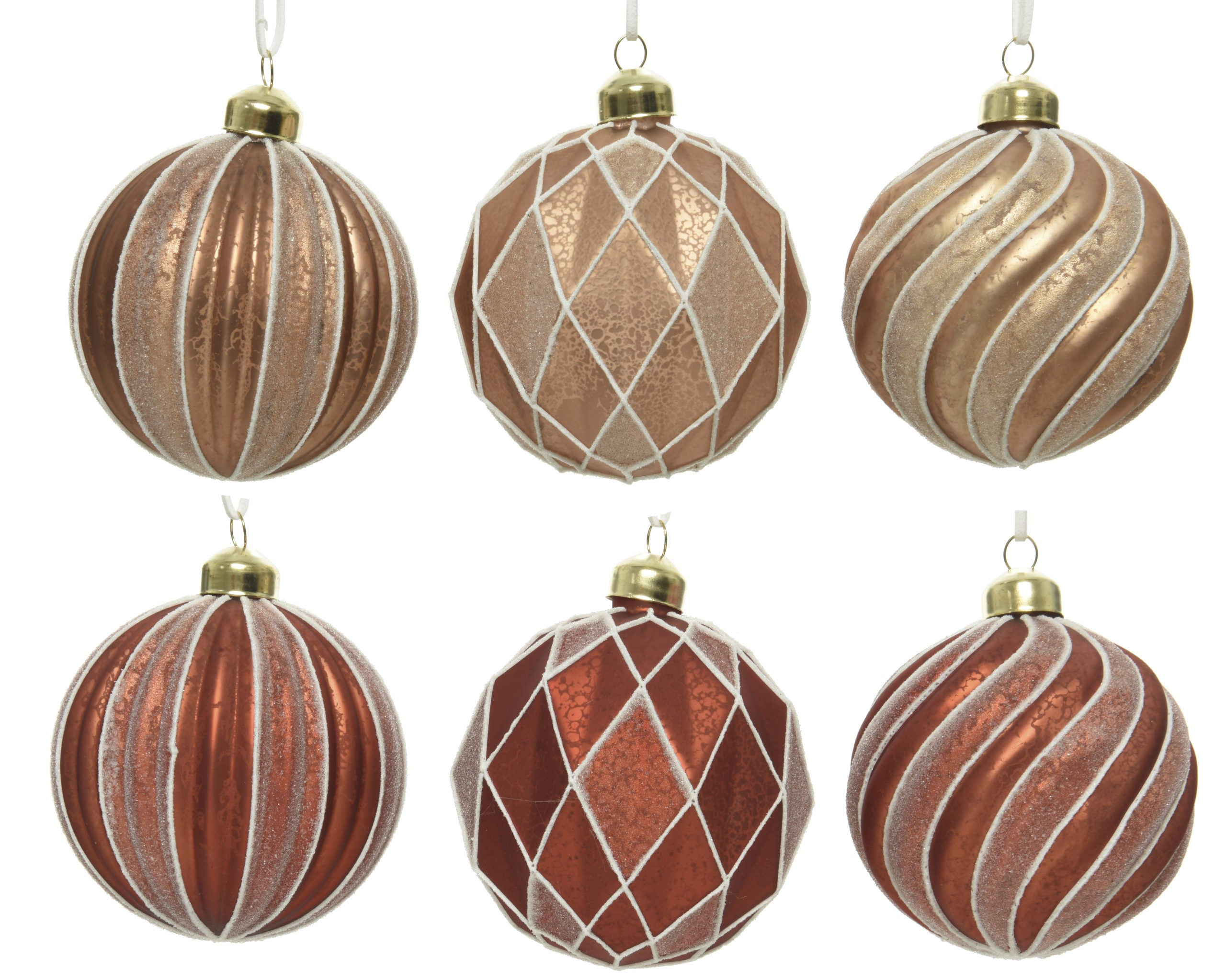 Palla di Natale rosa con glitter diametro 8 cm decorazione natalizia per albero - DeMatteis.it