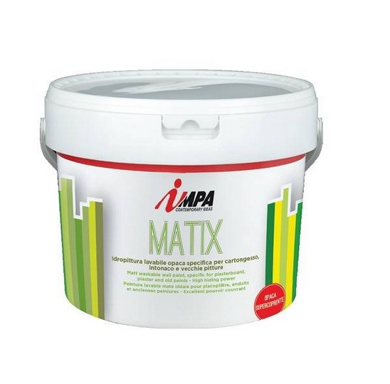 Matix Idropittura Bianco 2,5 Lt Impa