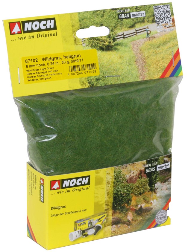 Prato Verde Chiaro Per Presepe NOCH erba sintetica per modellismo e diorami presepi - DeMatteis.it