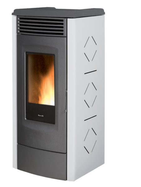 Ravelli Stufa A Pellet RV 120 Touch per riscaldamento domestico con controllo digitale - DeMatteis.it