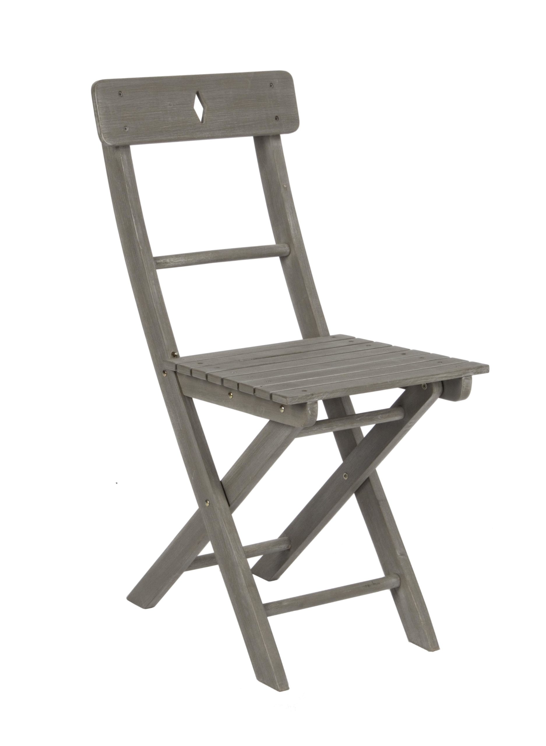 Sedia Balcony Pieghevole Grigia Bizz
