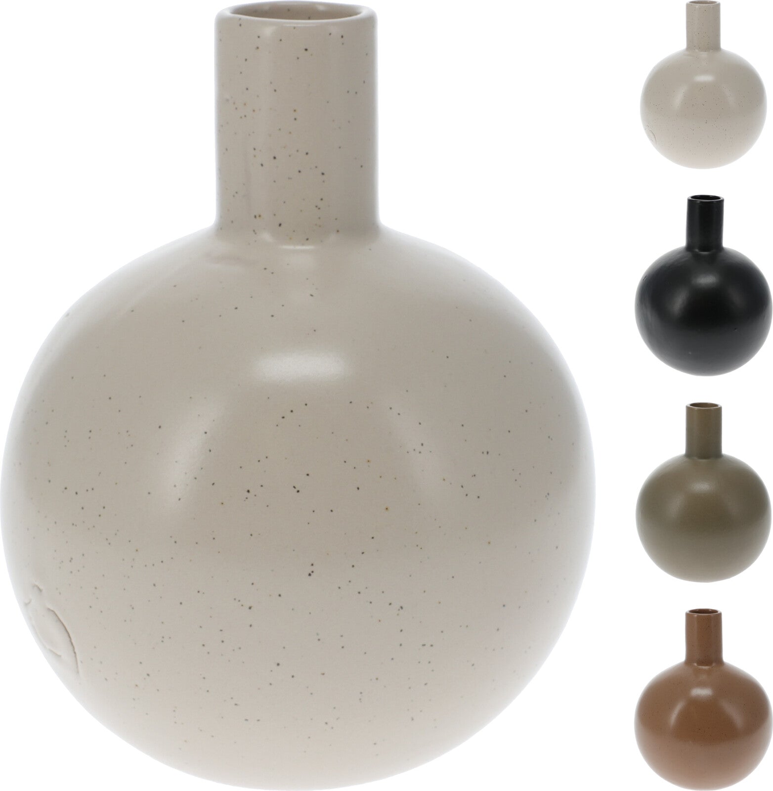 Vaso Ceramica Tondo Colorato 1 Pezzo