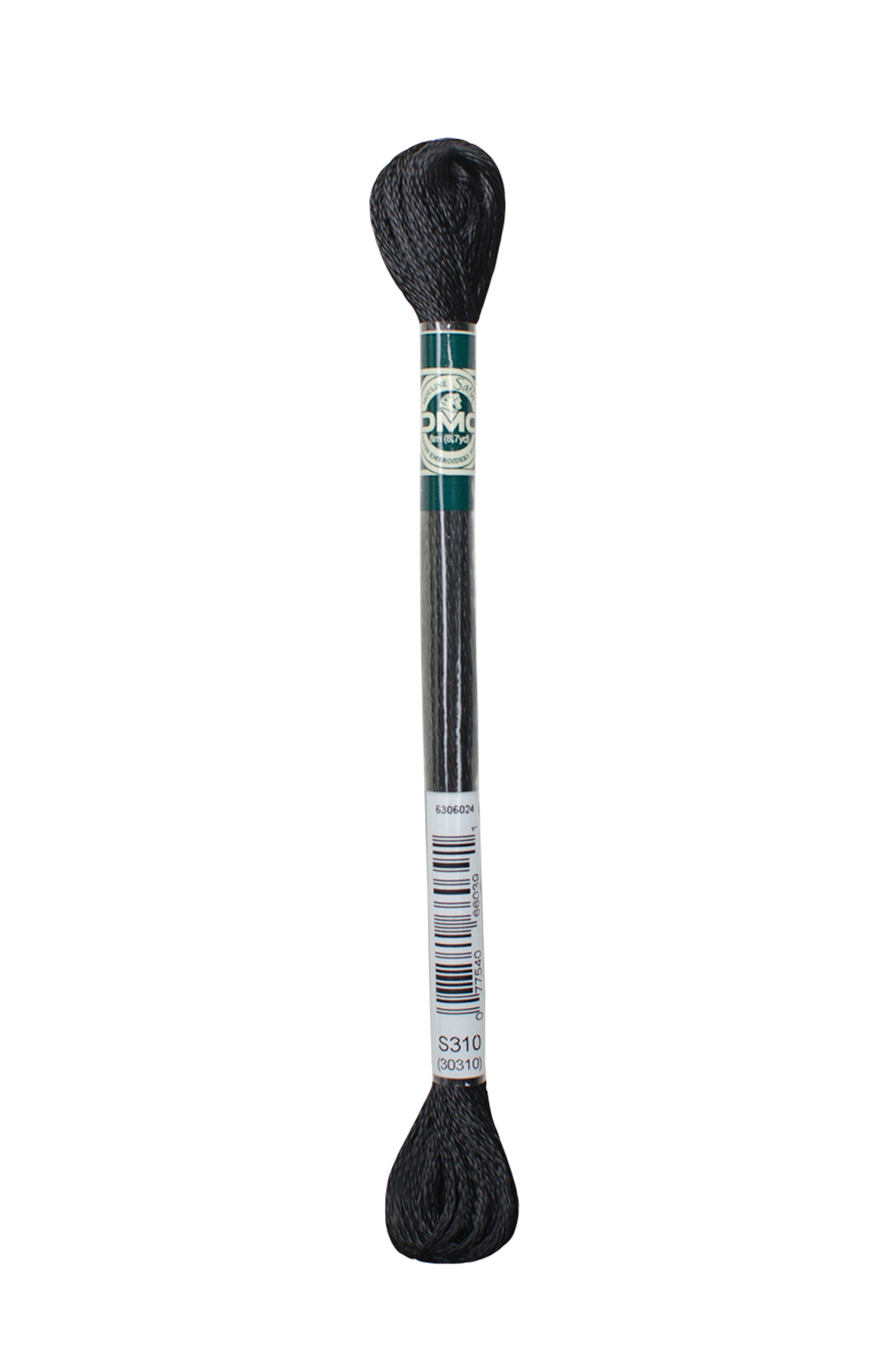 Cotone Dmc Mouline Satin Colore S310: Matassa di cotone moulinè con finitura satin dai colori saturi e brillanti, ideale per lavori di ricamo, uncinetto e tessitura. | Dematteis.it