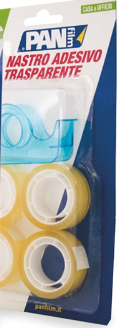 Nastro Trasparente 1 Dispenser E 4Rt