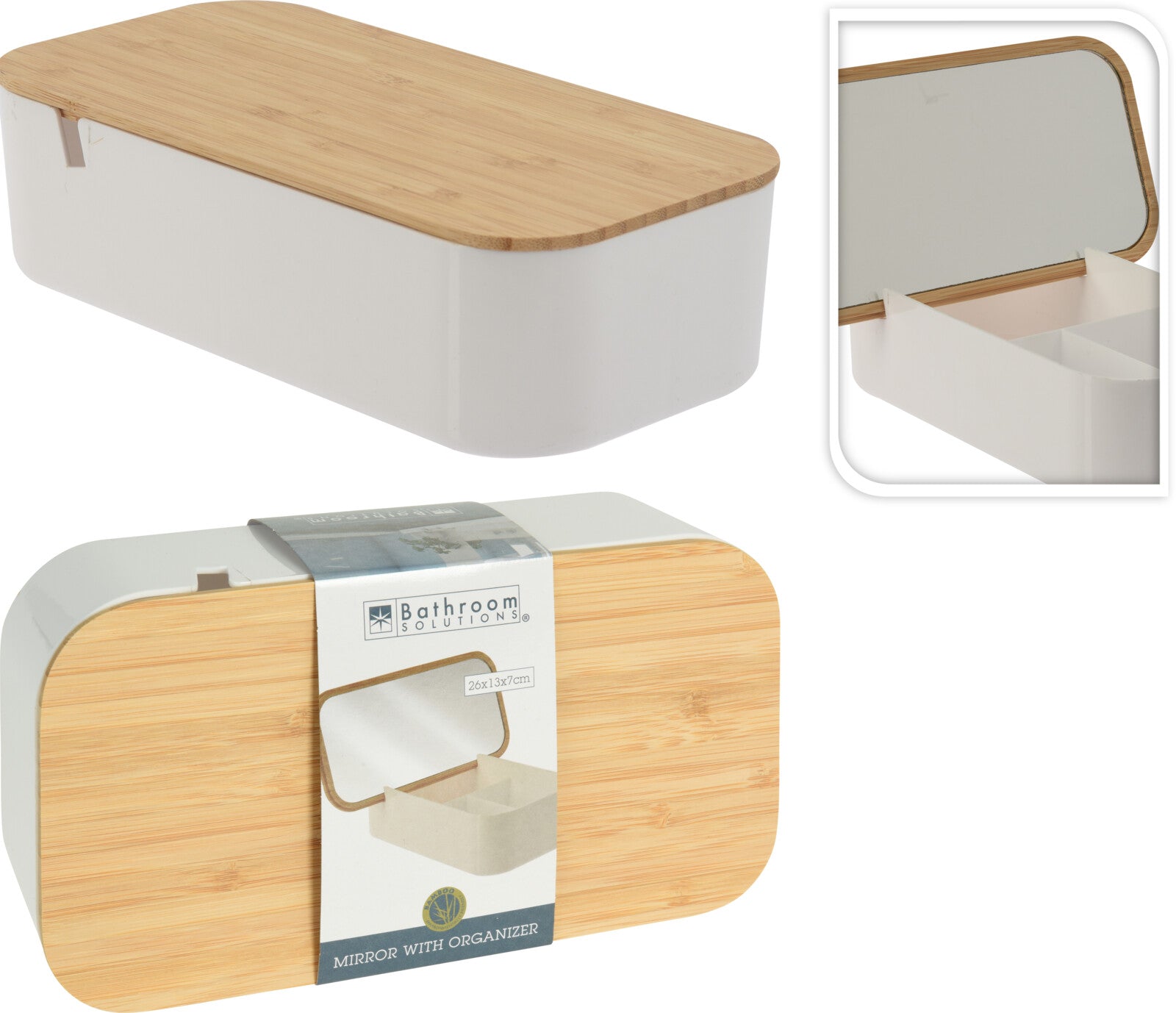 Organizzatore Con Specchio 26X7 Cm