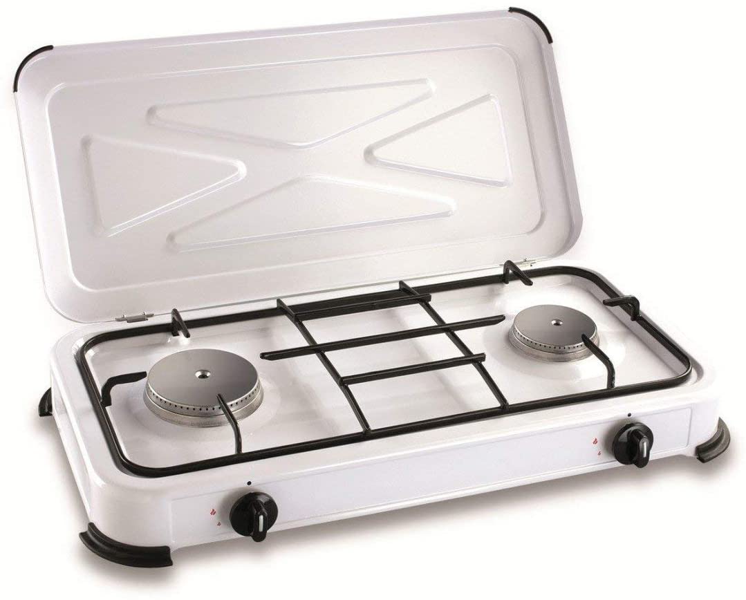 Fornello A Gas Portatile 2 Fuochi