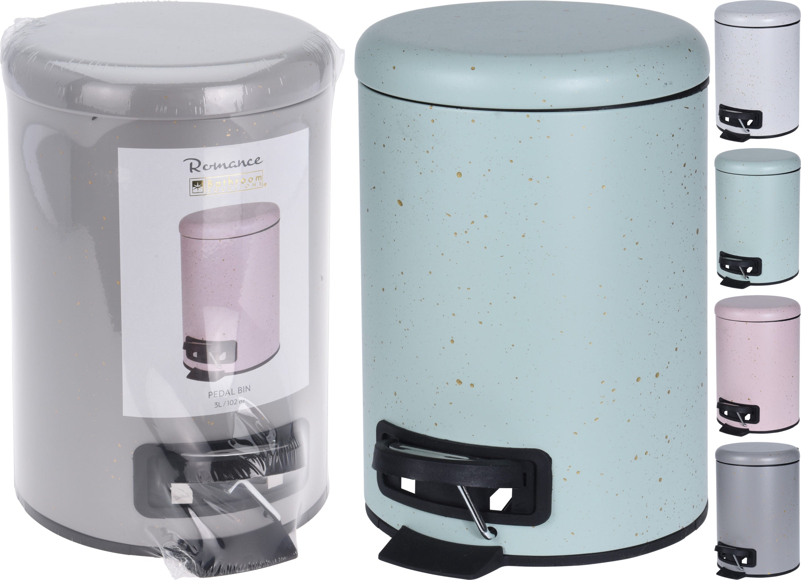 Pattumiera Colorata A Pedale 3 Lt 1 Pezzo