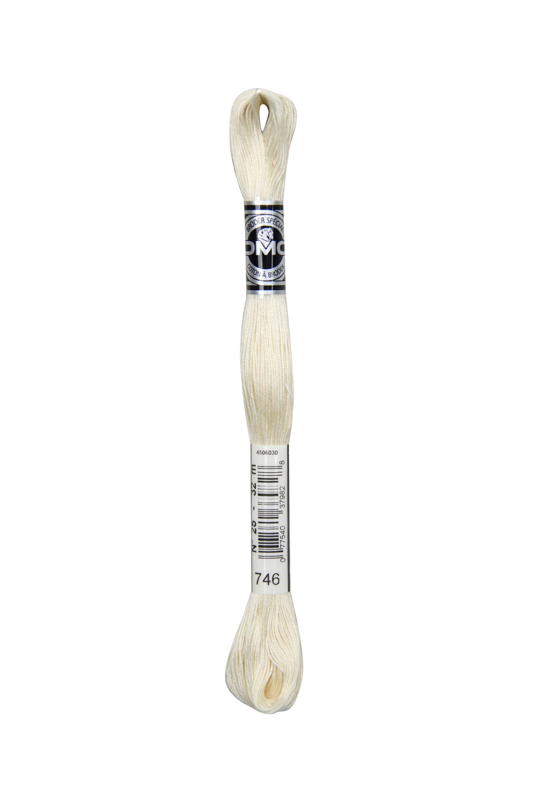 Cotone Dmc Broder Special N25 Colore 746: Filo di cotone pregiato, ideale per il ricamo e l'uncinetto, disponibile in una vasta gamma di tonalità vivaci e sature. | Dematteis.it