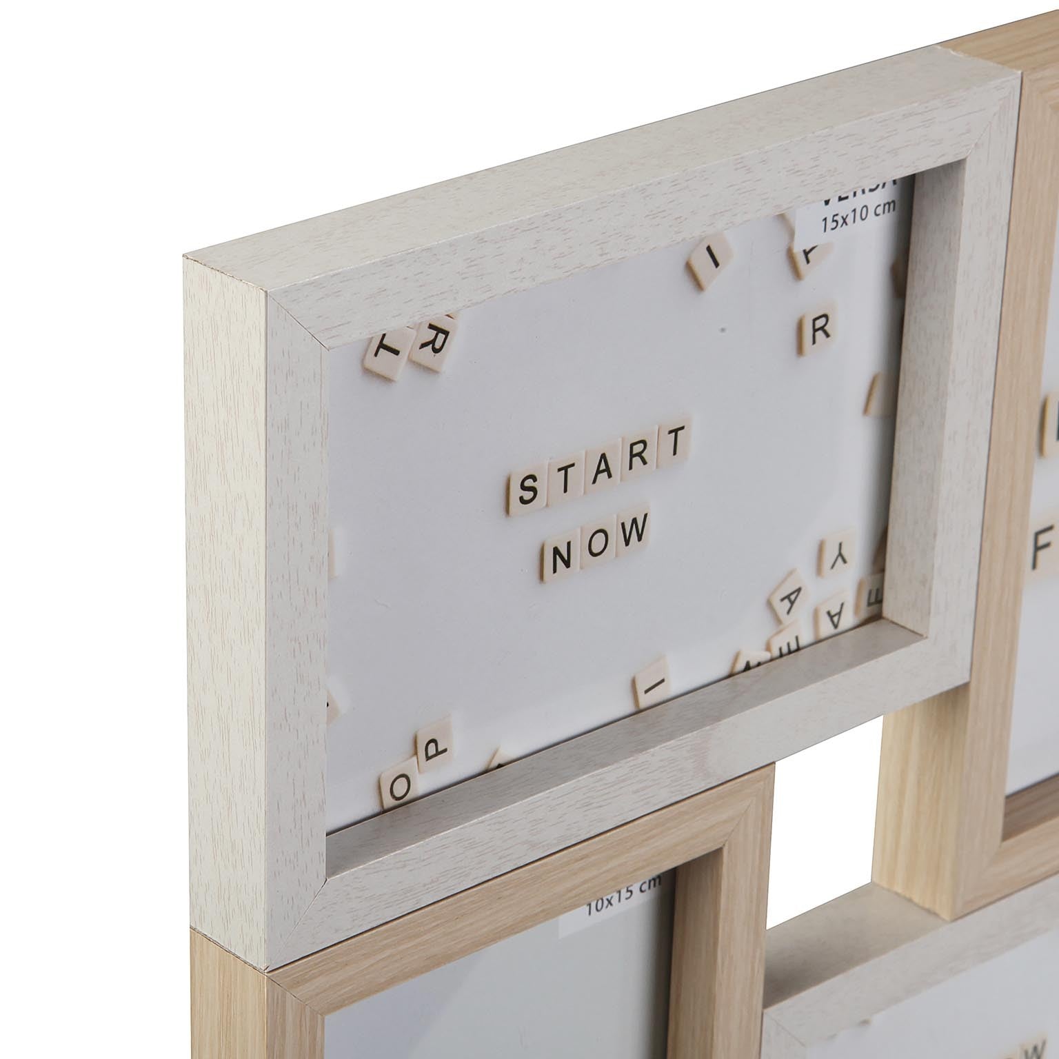 Portafoto Multiplo Otto Posti Legno