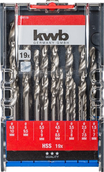 Set Punte Ferro Quality D1-10 Mm 19Pz Einhell