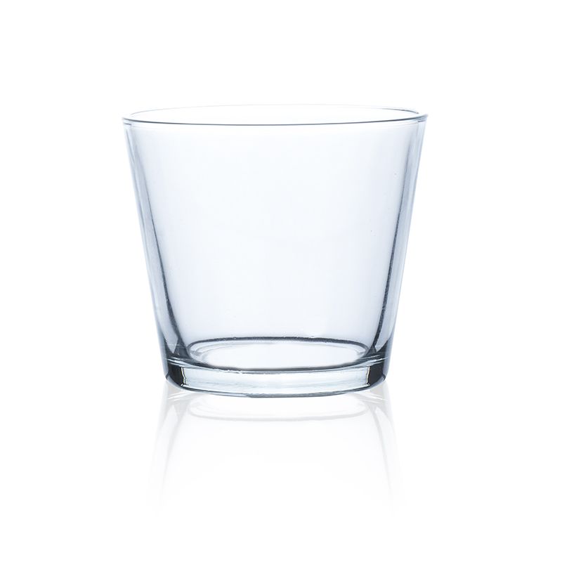 Vasetto Vetro Conico D9X8 Cm