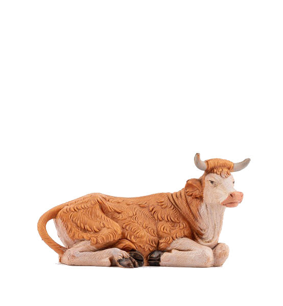 Bue Per Presepe Seduto 27 9,5 Cm