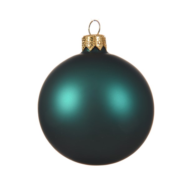 Sfera Vetro decorativa per addobbi natalizi diametro 15 cm in vetro soffiato con gancio dorato - DeMatteis.it