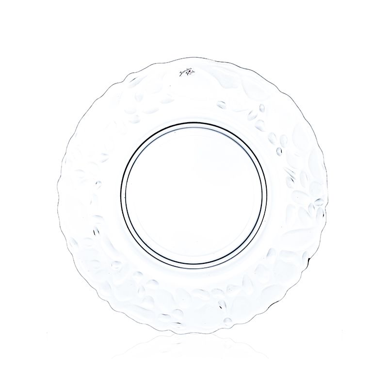 Piatto Rotondo Trasparente Cm 32X3