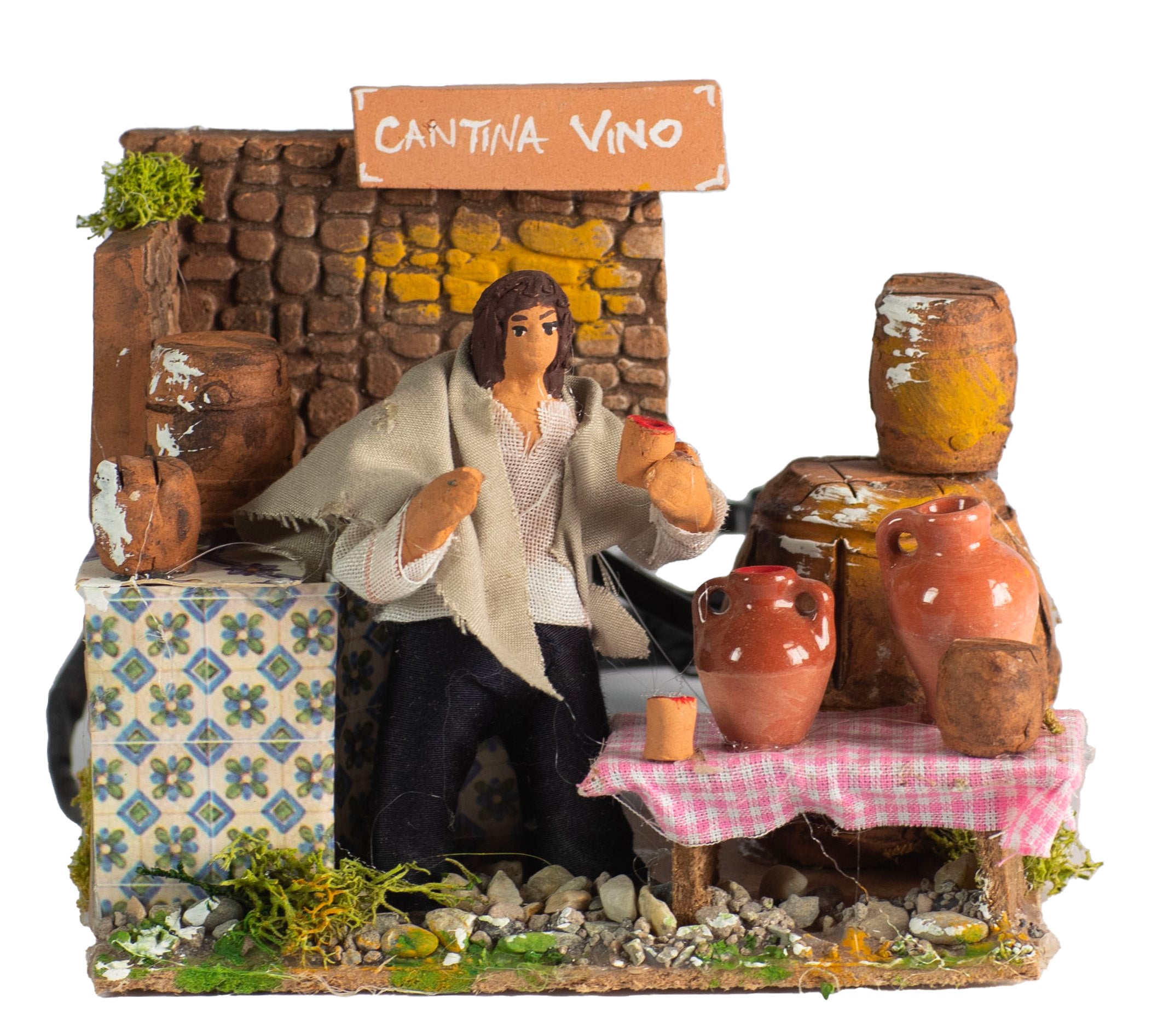 Oste Presepe In Movimento 15X10X15 Cm