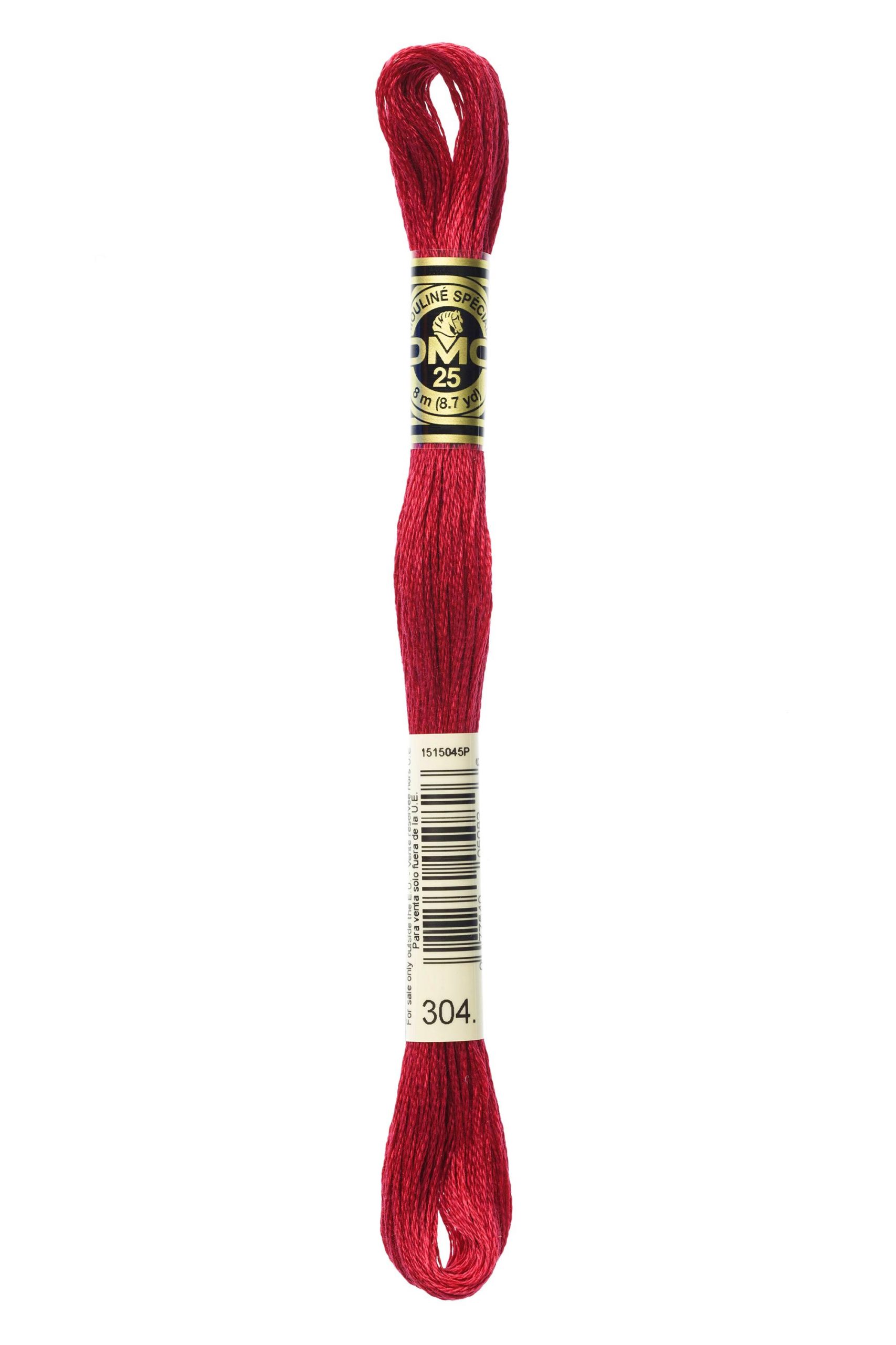 Cotone Dmc Da Ricamo Mouline Colore 304: Filo di cotone colorato, ideale per ricami e uncinetto, disponibile in una vasta gamma di tonalità. | Dematteis.it