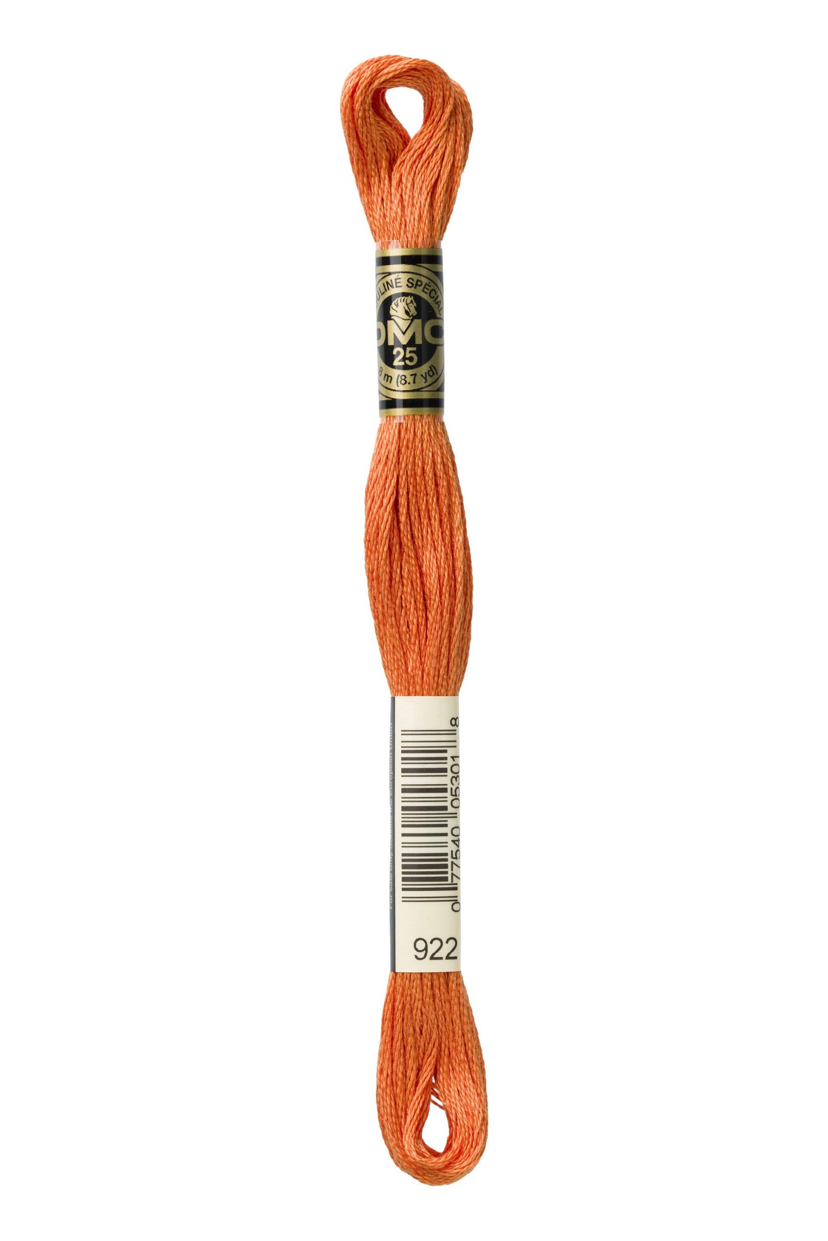 Cotone Dmc Da Ricamo Mouline Colore 922: Matassa di filato colorato in fibra naturale di cotone, ideale per realizzare progetti di ricamo e uncinetto. | Dematteis.it