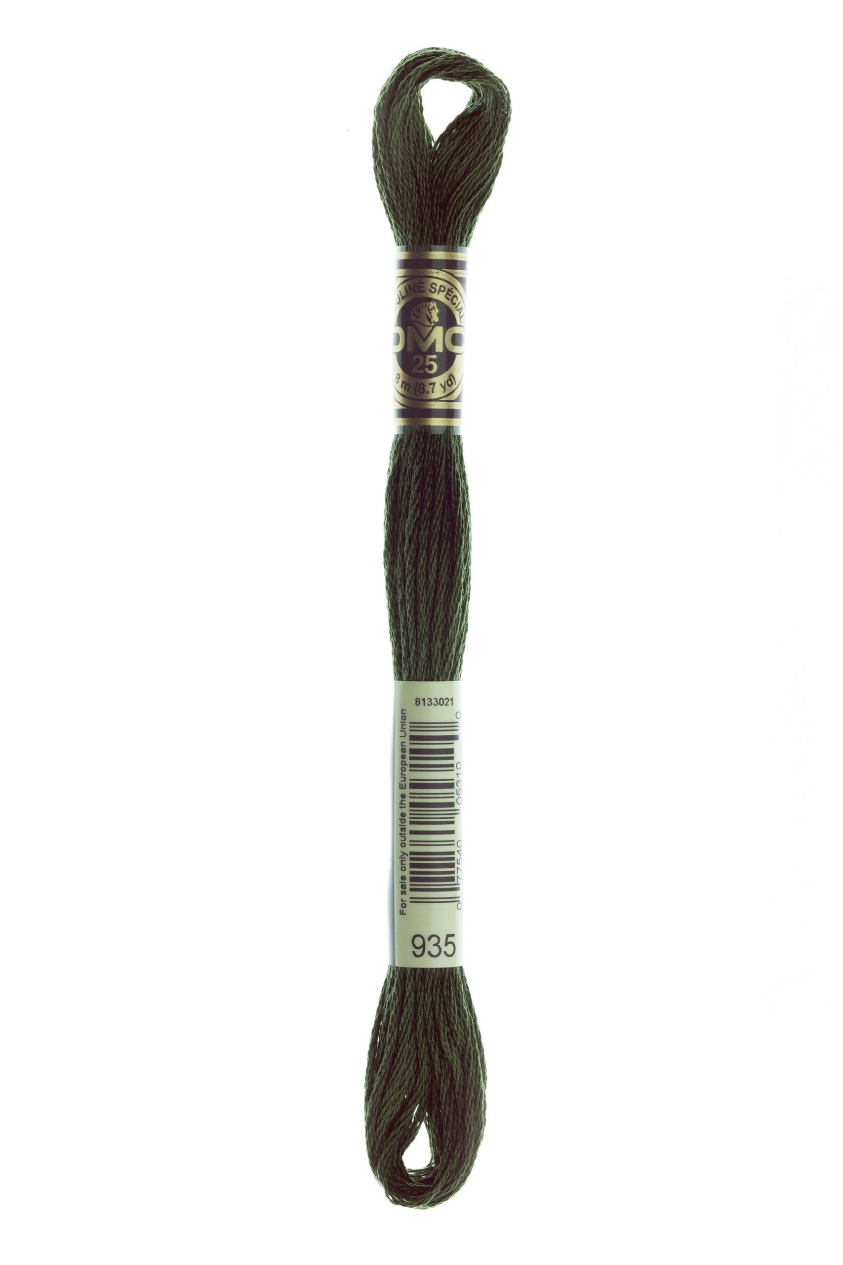 Cotone Dmc Da Ricamo Mouline Colore 935: Matassa di cotone morbido e resistente, ideale per ricami e lavori a maglia, disponibile in una vasta gamma di colori vivaci. | Dematteis.it