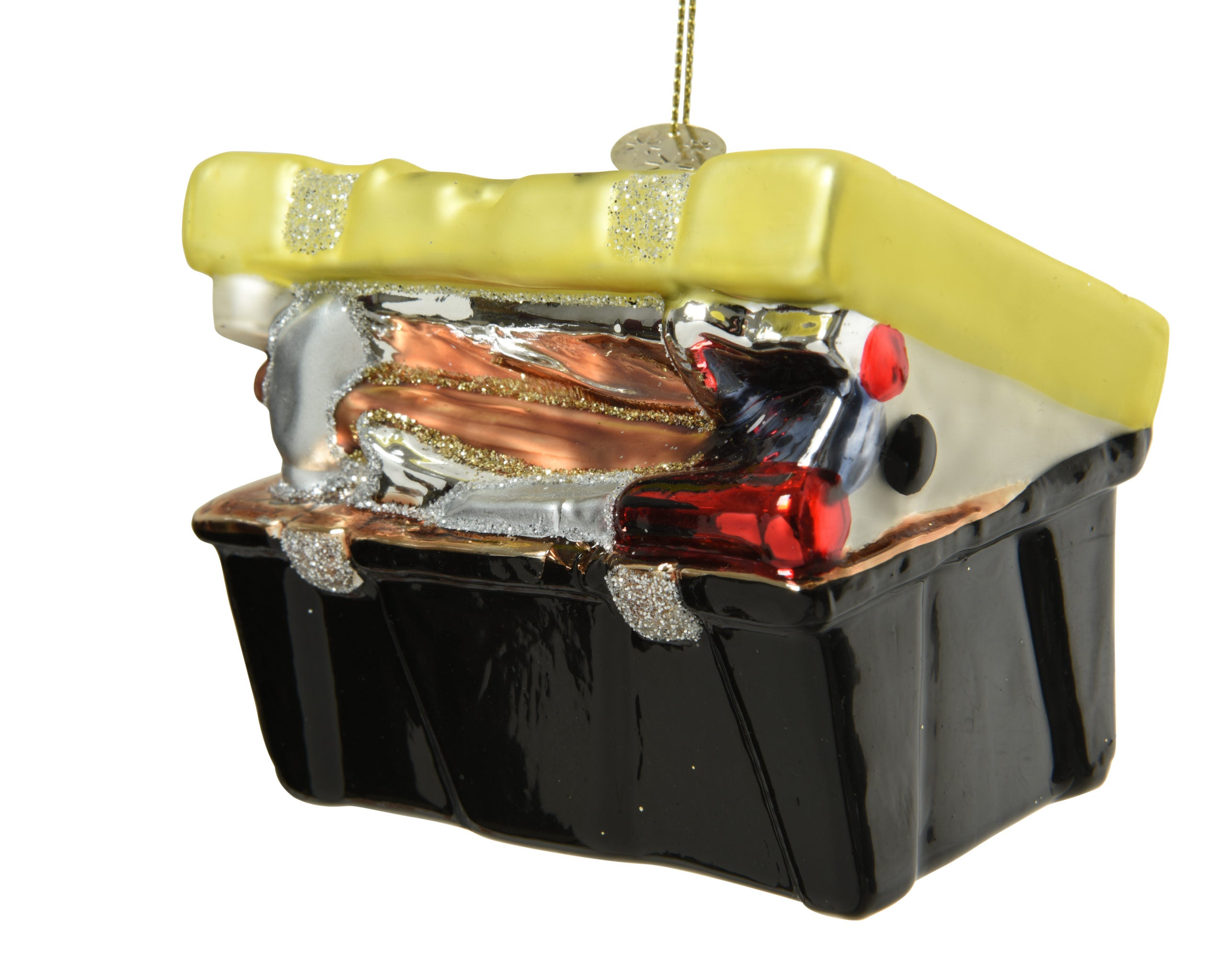 Ornamento Cassetta Attrezzi decorativo natalizio 9 x 8 cm con utensili in miniatura - DeMatteis.it