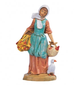 Pastorella Per Presepe 156 12 Cm